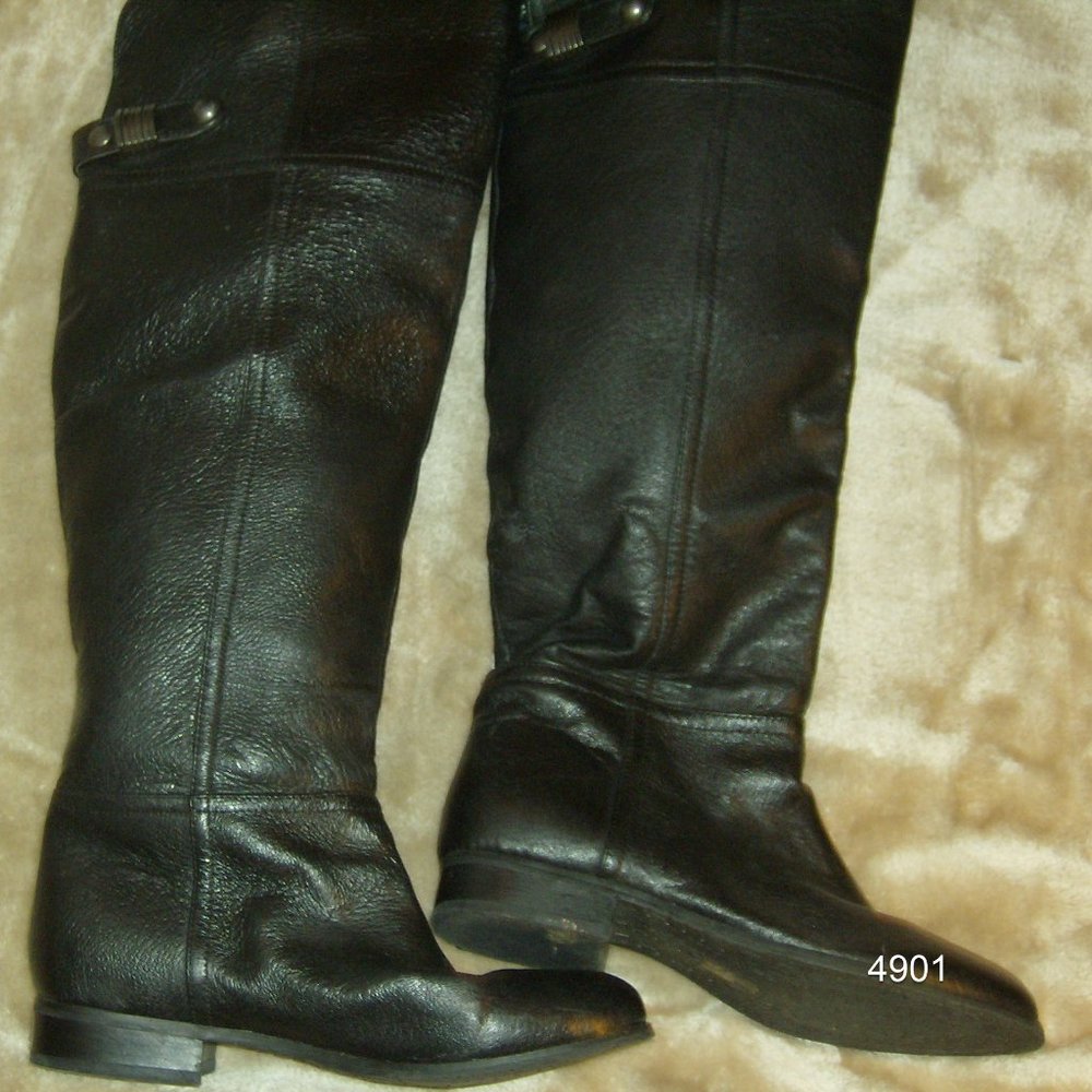 Leather Boots Black